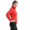 Best selling attractive style red style 100% cashmere sweater